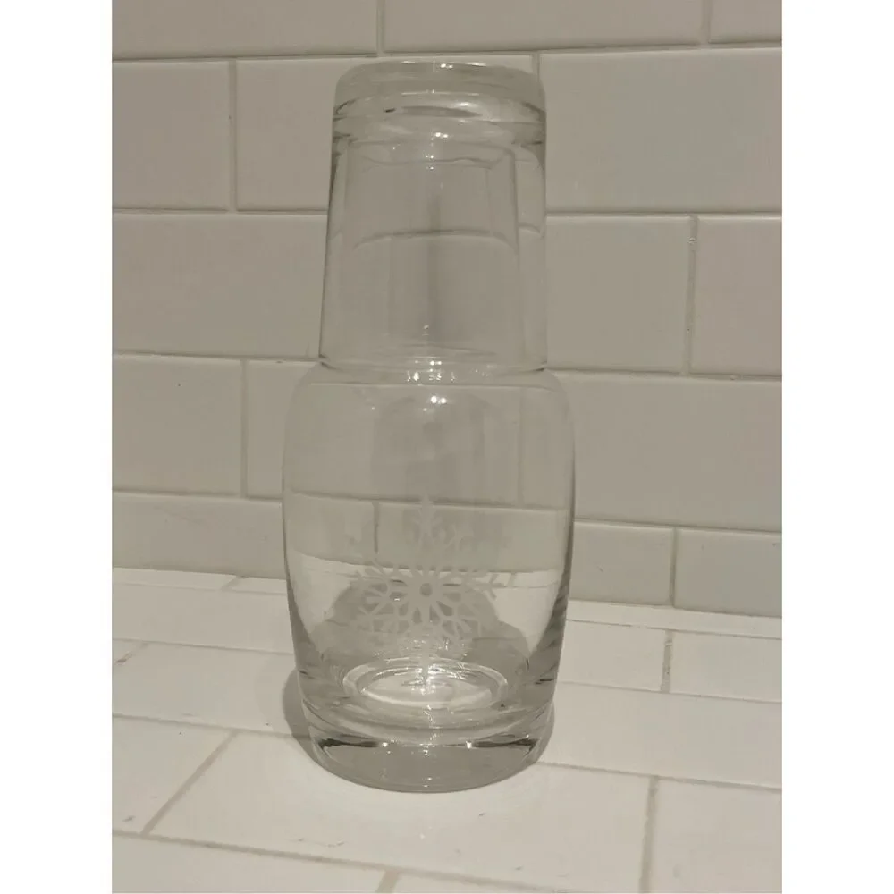 Bedside Water Pitcher with Glass